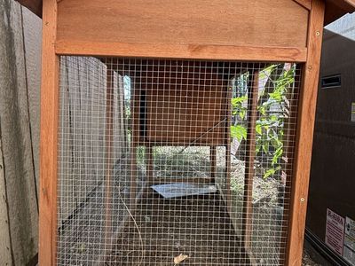 Large Wooden Chicken Coop - Weather Resistant Hen House with Galvanized Wire Mesh & Multi-Level Design