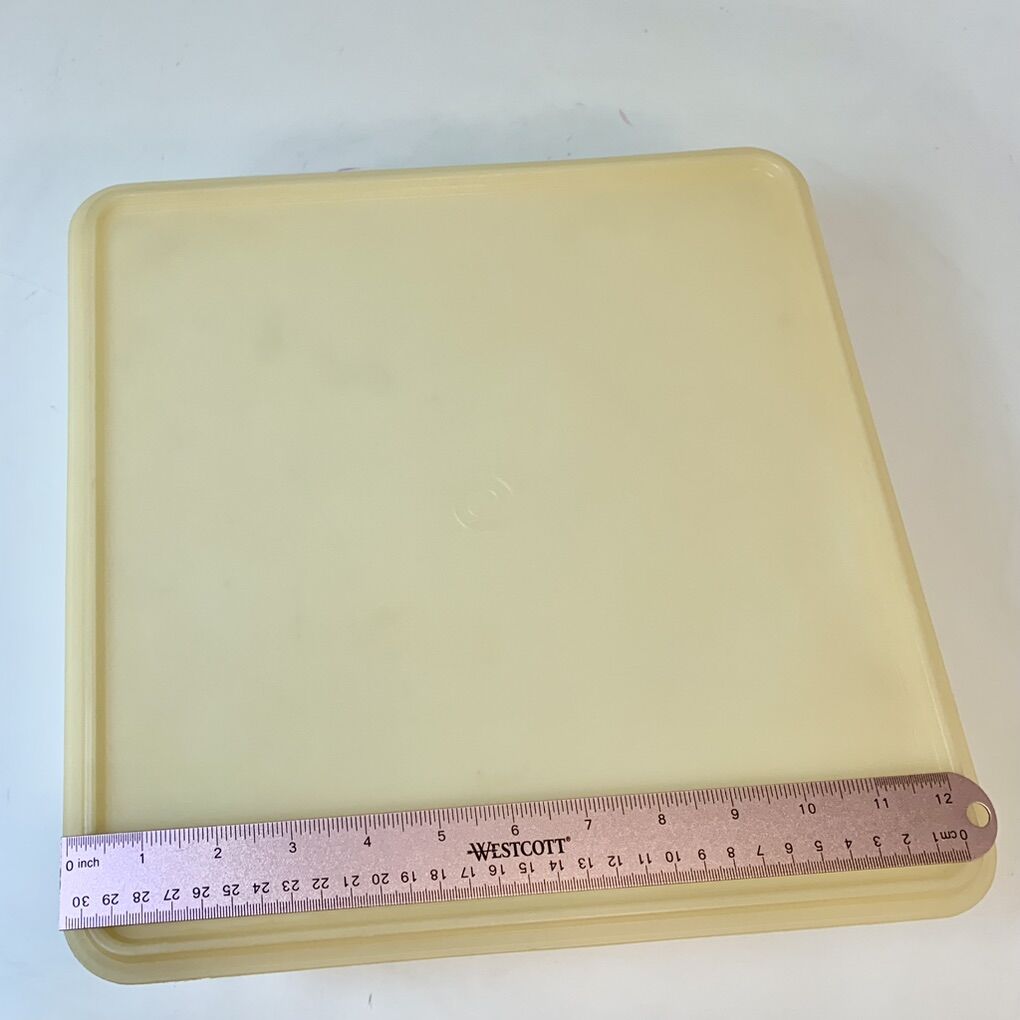 Huge Tupperware Container 12.5X12.5X5 Inch w Lid