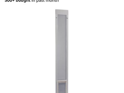 Aluminum Pet Patio Door, Adjustable, New