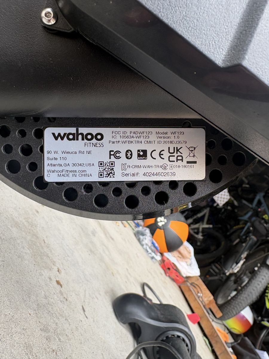 Wahoo KICKR Core WF123 Smart Trainer 2024 Model - Gently Used, 11-Speed, Motion Base