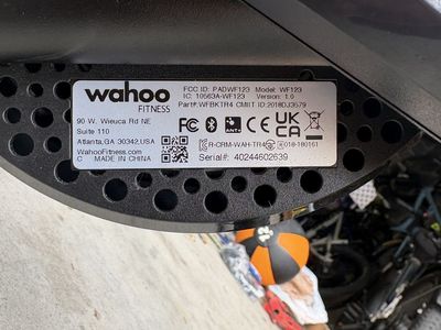 Wahoo KICKR Core WF123 Smart Trainer 2024 Model - Gently Used, 11-Speed, Motion Base