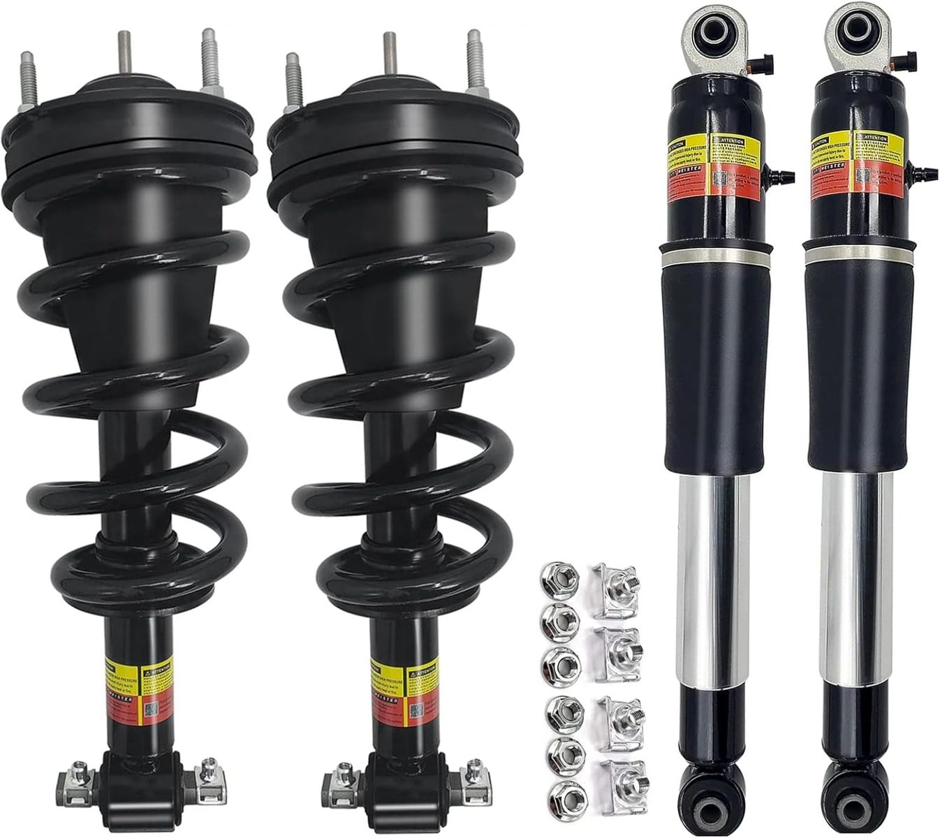 2007-2014 Escalade Chevy Avalanche Tahoe Suburban Yukon XL 4PCS Front & Rear Shocks Struts Assembly