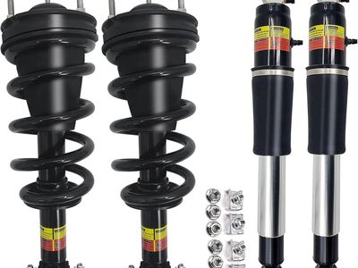 2007-2014 Escalade Chevy Avalanche Tahoe Suburban Yukon XL 4PCS Front & Rear Shocks Struts Assembly