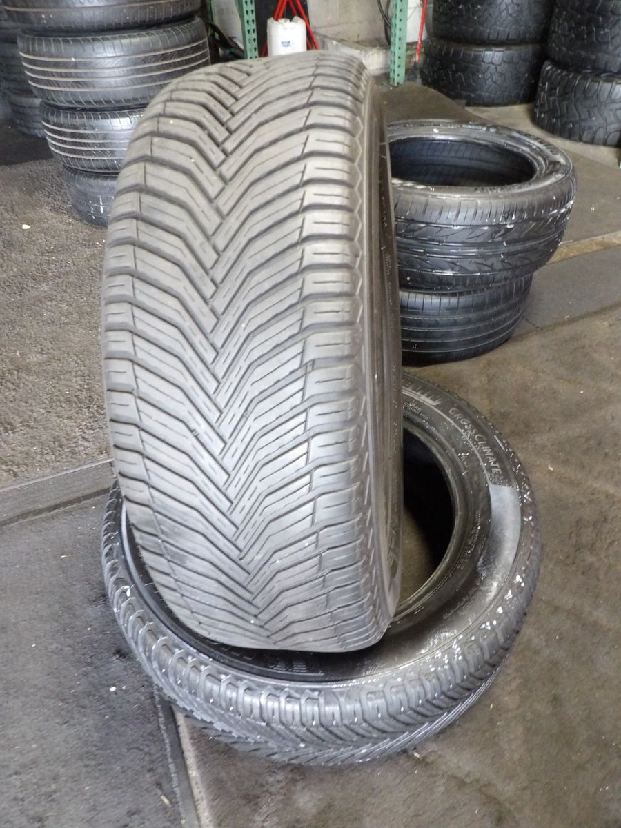 235/60R18 MICHELIN CROSSCLIMATE 2 PAIR OF TWO USED TIRES