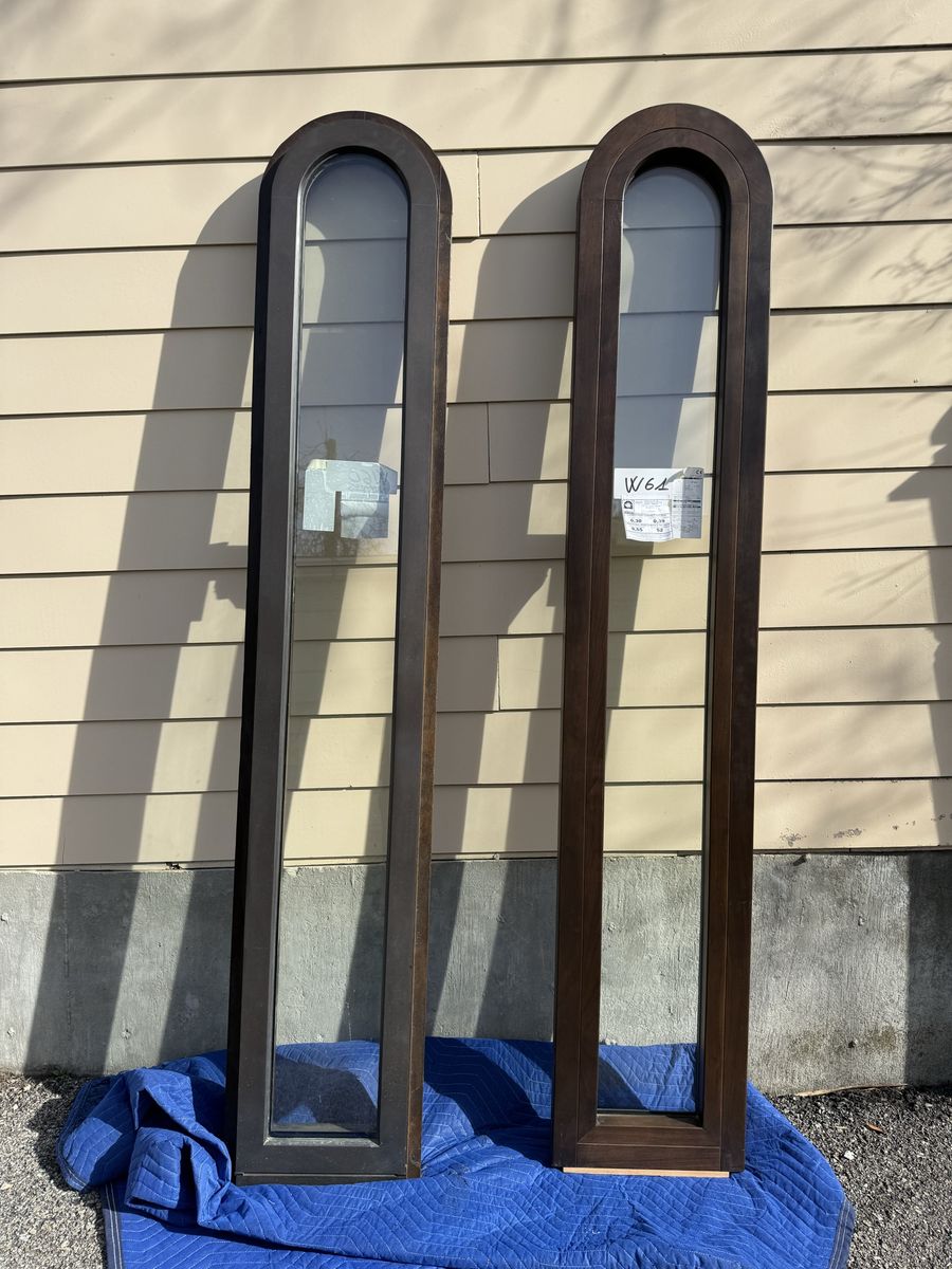 Two beautiful arched Albertini windows 