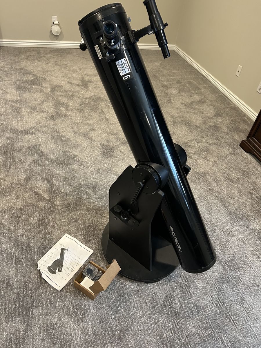 Orion SkyQuest XT6 6" Dobsonian Telescope – Excellent Condition – $250 OBO