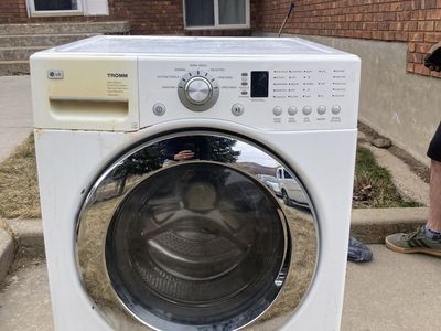LG TROMM Front Load Washer - White, Used, Fully Functional