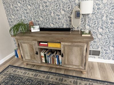 Better Homes & Gardens Glendale 52" TV Stand Console Cabinet - Rustic Gray Finish