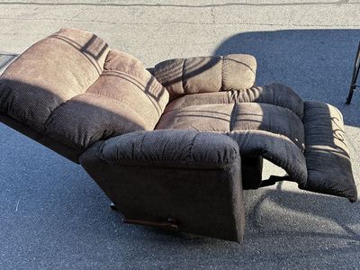 Brown Recliner Chair - Upholstered, Comfortable Seating