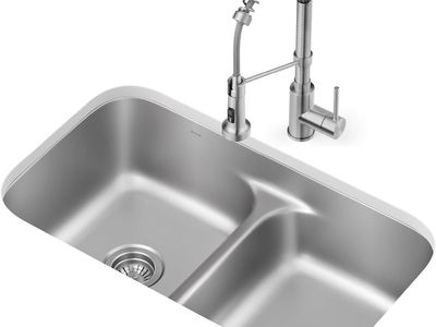 32in KRAUS Undermount Sink & Faucet