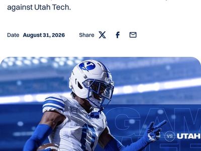 BYU football vs Utah tech