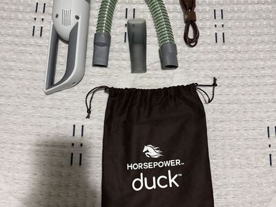 Duck Horsepower Handheld Cordless Vacuum with Attachments and Bag