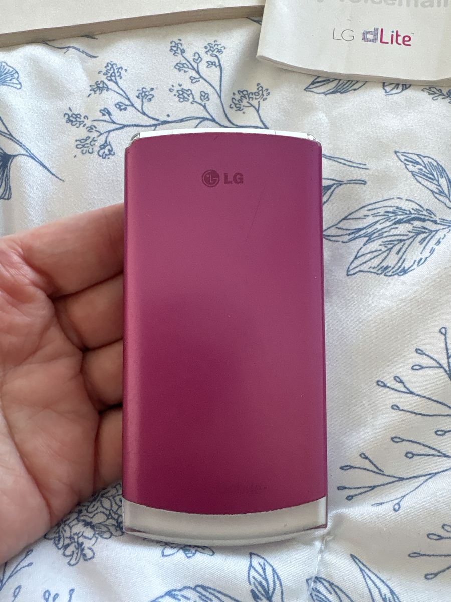 Lg Dlite Bubble Gum Pink Antique Phone