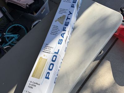 Pool Safety Fence — New, opened