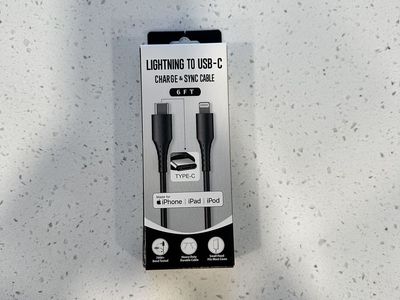 lightning to usb C - 6 Ft