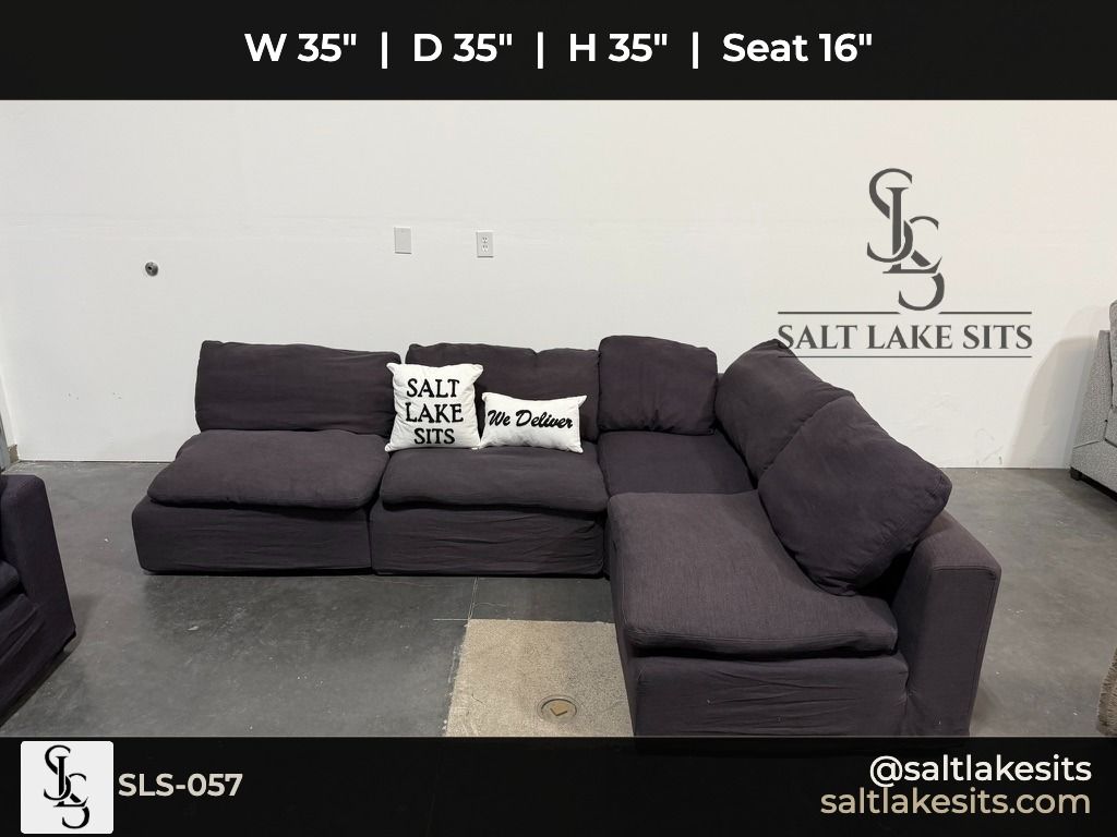 Purple Modular Sectional Sofa Couch Delivery