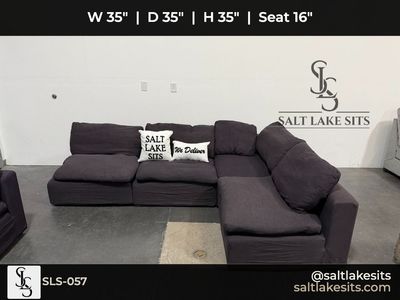 Purple Modular Sectional Sofa Couch Delivery