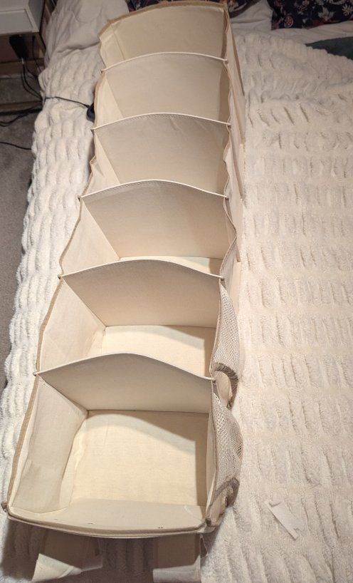 6-Shelf Hanging Closet Organizer - Heavy Duty Fabr