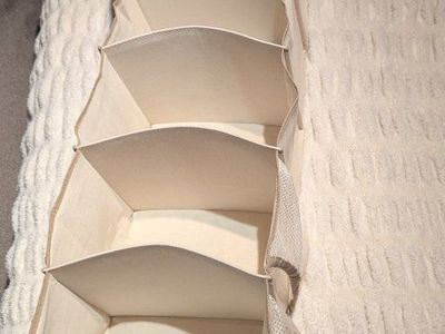 6-Shelf Hanging Closet Organizer - Heavy Duty Fabr