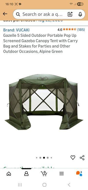 Gazelle 5 Sided Outdoor Portable Pop Up Gazebo