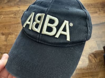 Official ABBA brand hat purchased in Sweden it is faded gold embroidered adjusta