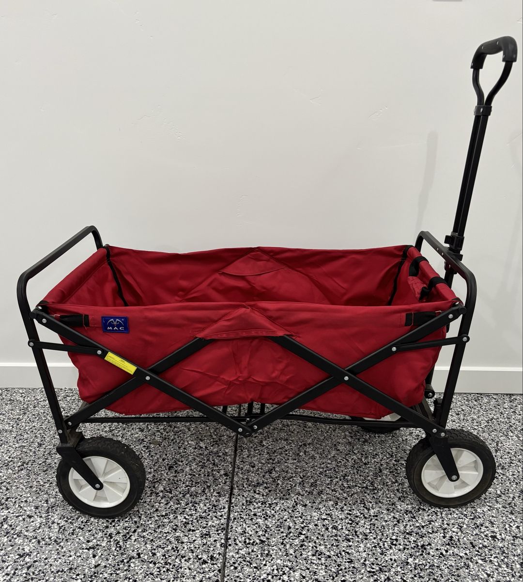 Mac Sports Collapsible Folding Utility Wagon - Excellent Used Condition + Cover