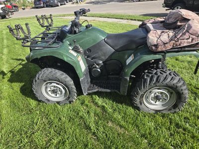 Yamaha Grizzly Utility ATV - Green, Winch, Front/Rear Racks
