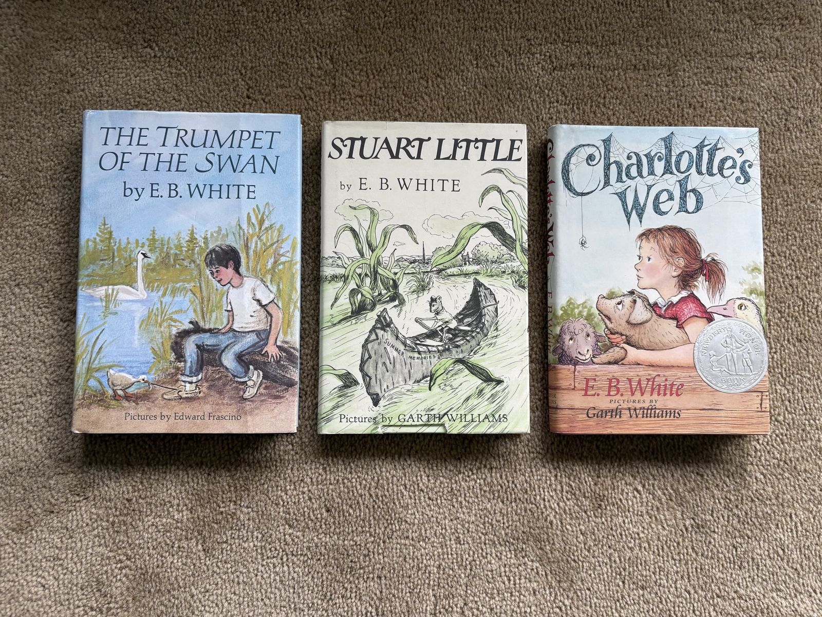 Three Classic Vintage E.B. White Books