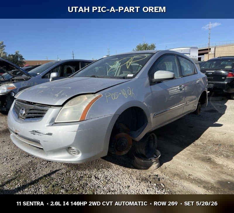 2011 Nissan Sentra Parts - UTPAP Orem