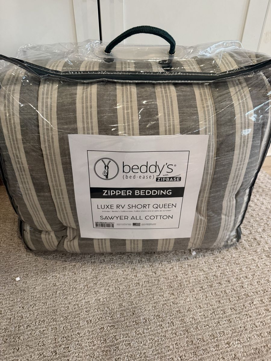 Beddys RV QUEEN Sawyer cotton ZIPBASE 