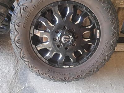 20" Dually truck rims with tire