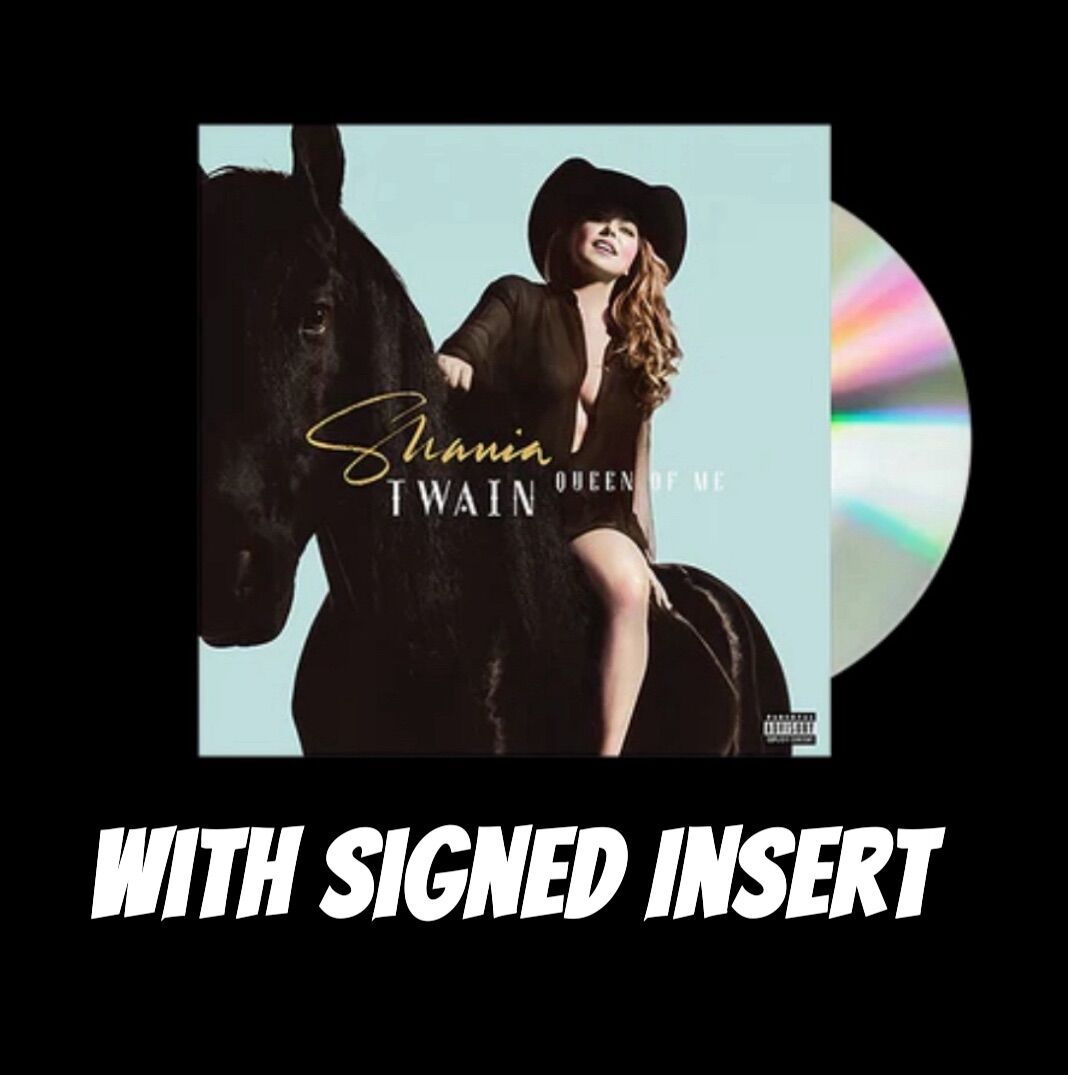 Shania Twain-SIGNED Queen of Me CD- SEALED