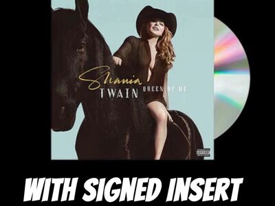 Shania Twain-SIGNED Queen of Me CD- SEALED