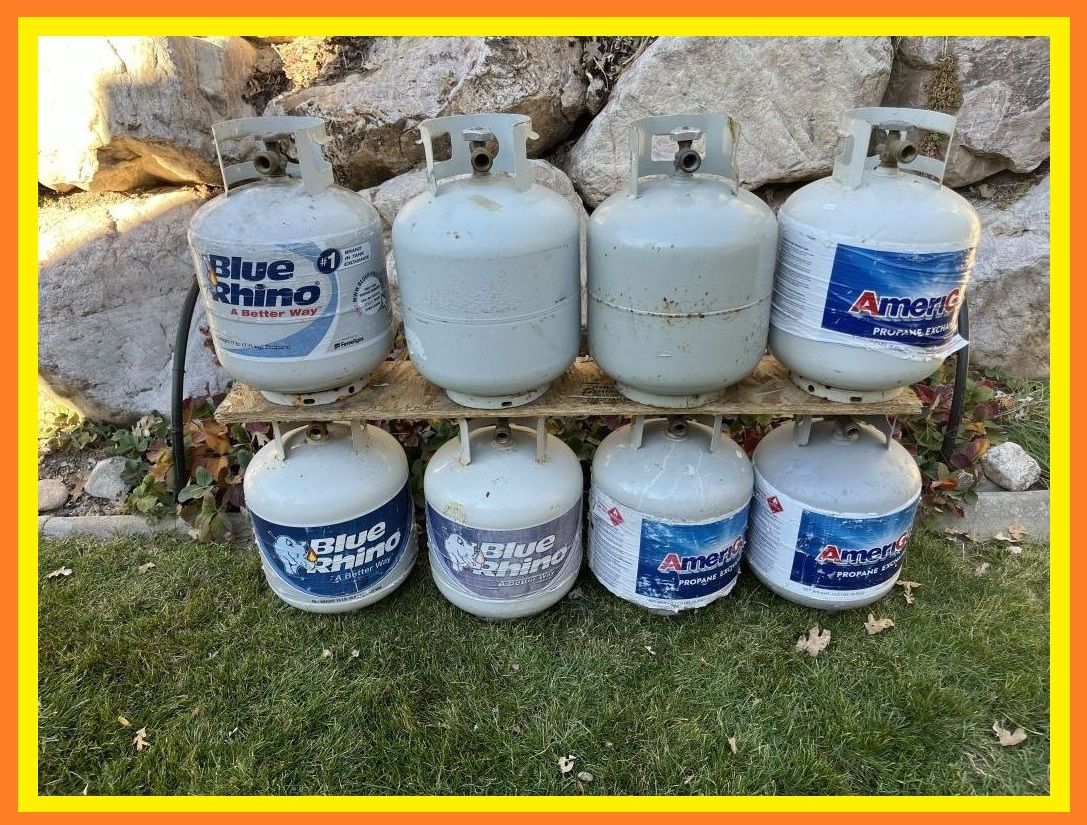 5 gallon 20 lb. Propane LP Gas Tanks/Bottles for EXCHANGE - LPG - EMPTY