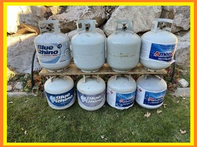 5 gallon 20 lb. Propane LP Gas Tanks/Bottles for EXCHANGE - LPG - EMPTY