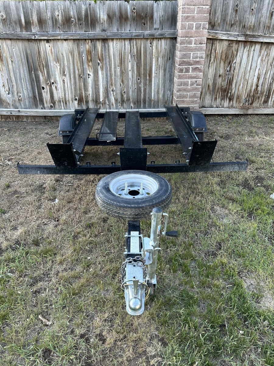 3 place dirtbike trailer