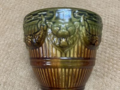 Lion Head Jardiniere Planter/Pot -Antique/Vintage