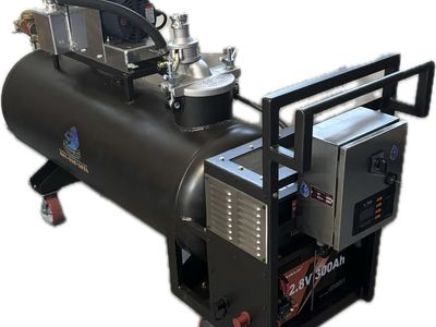 80 gallon mobile vacuum tank with Masport vacuum pressure pump.
