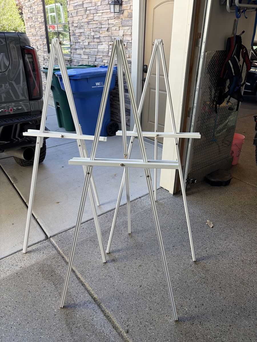 The new easels