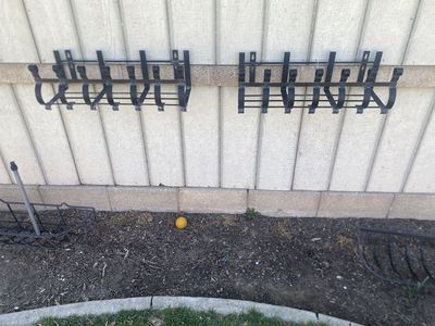 Decorative Iron Balcony/window/deck/fence Planters