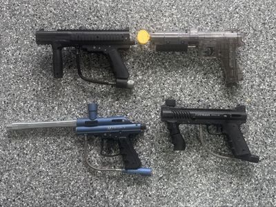 Tippmann Model 98 & Triton II Paintball Markers - 4 Pack (No Hoppers/Tanks)
