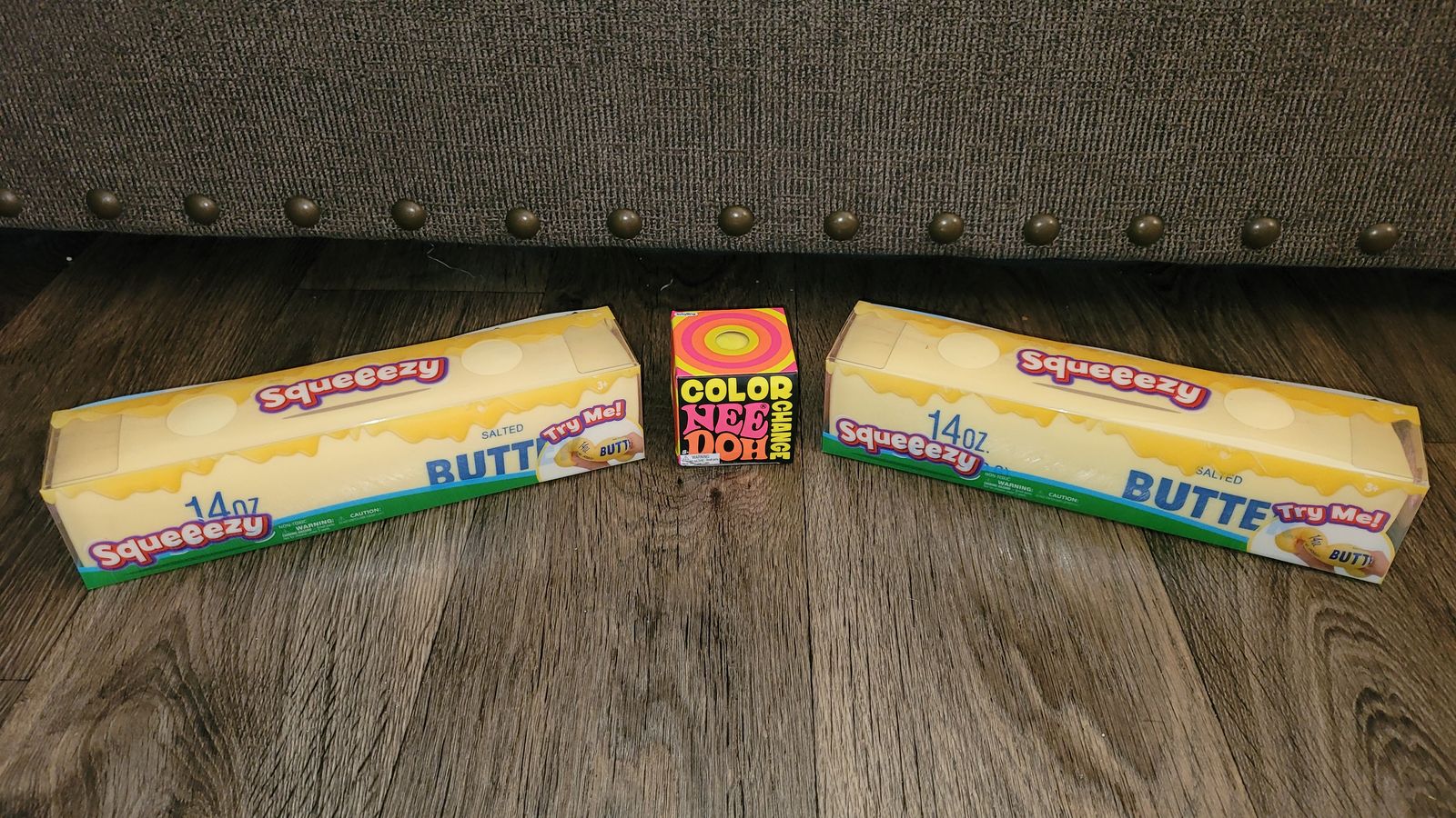 NEE DOH COLOR CHANGE & 14oz SQUEEEZY SALTED BUTTER