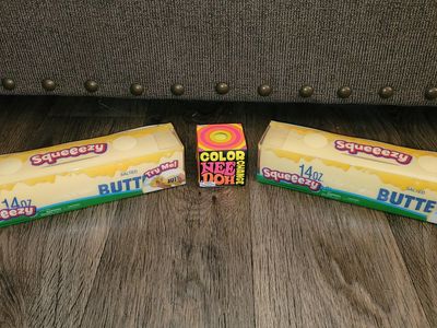 NEE DOH COLOR CHANGE & 14oz SQUEEEZY SALTED BUTTER