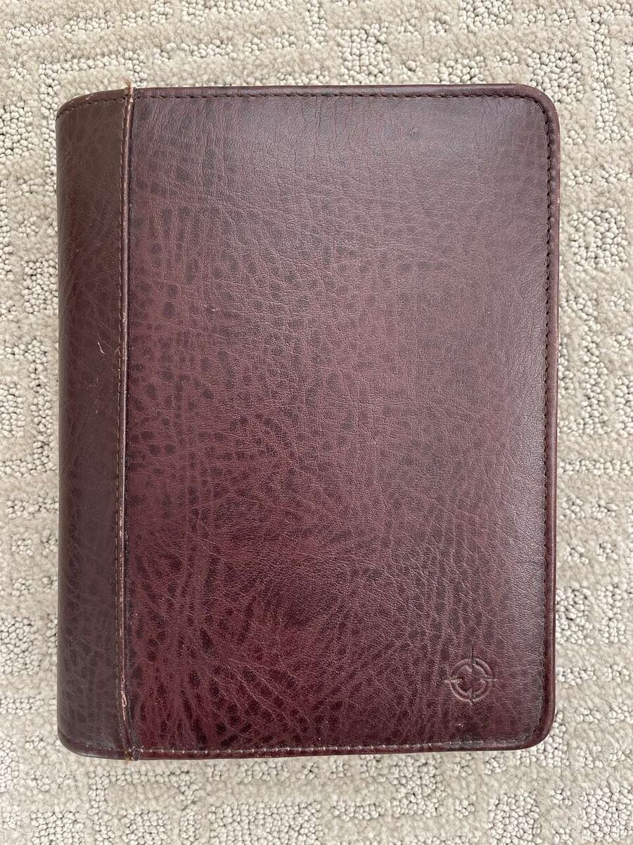 Franklin Planner Leather Binder for Compact pages