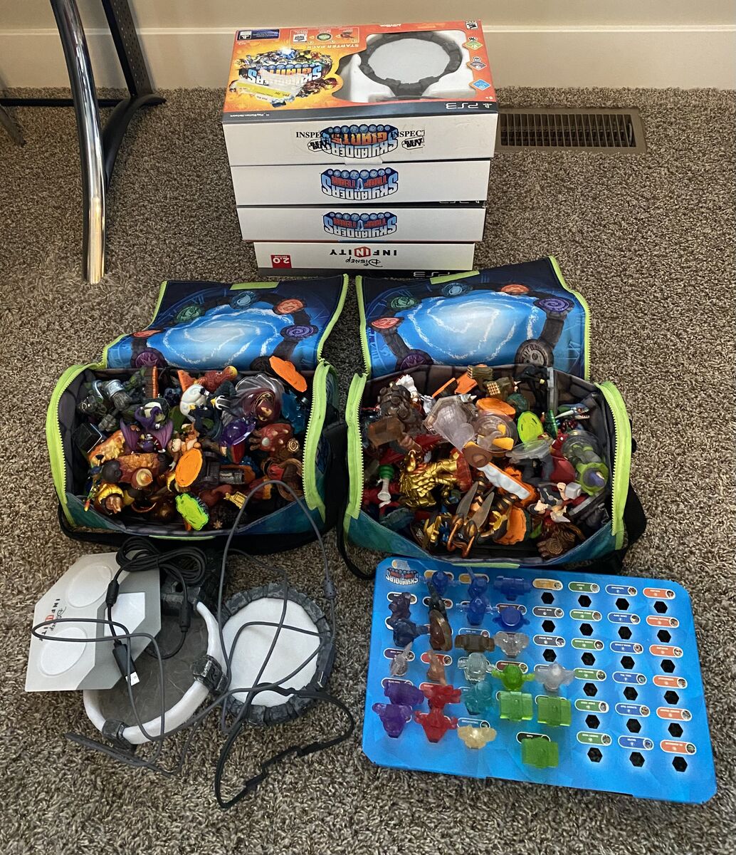 Skylanders & Disney Infinity Sets – 100+ Items (All Together)