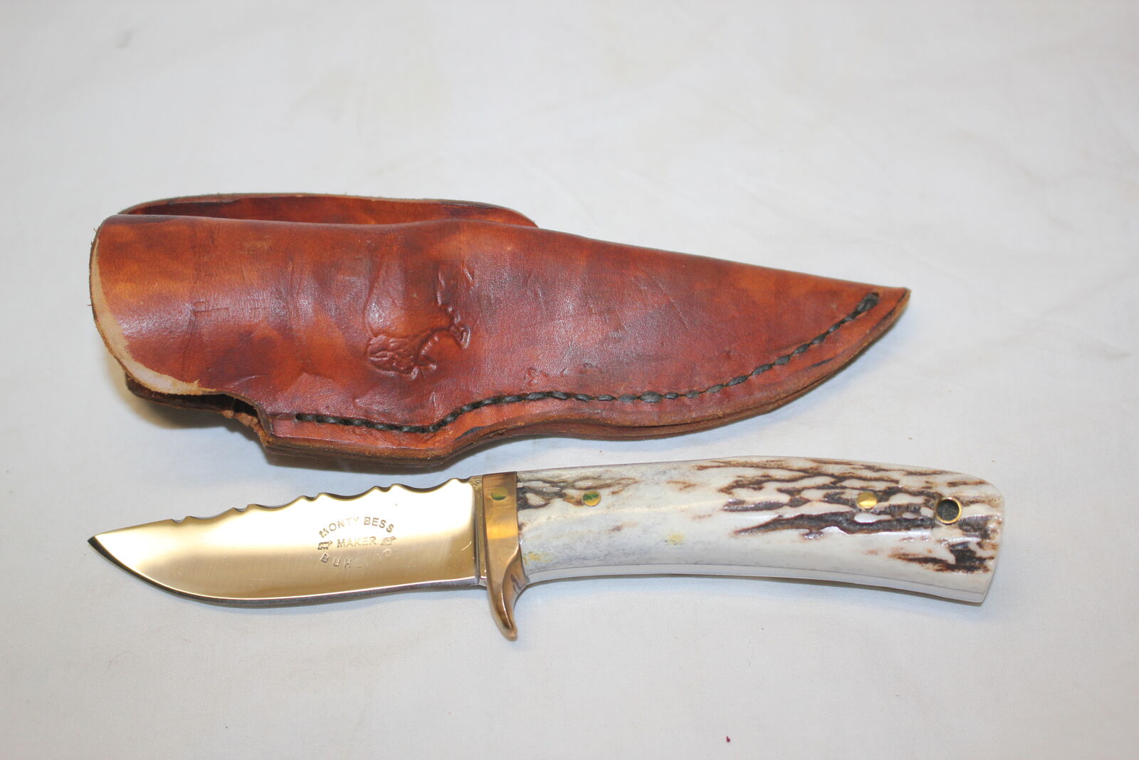 Custom Handmade Knife by Monty Bess of Buhl Idaho