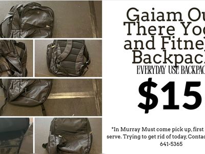Gaiam Out There Yoga and Fitness Everyday Backpack - Black
