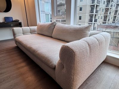 Couch - Crate & Barrel - Cambria Bouclé Sofa