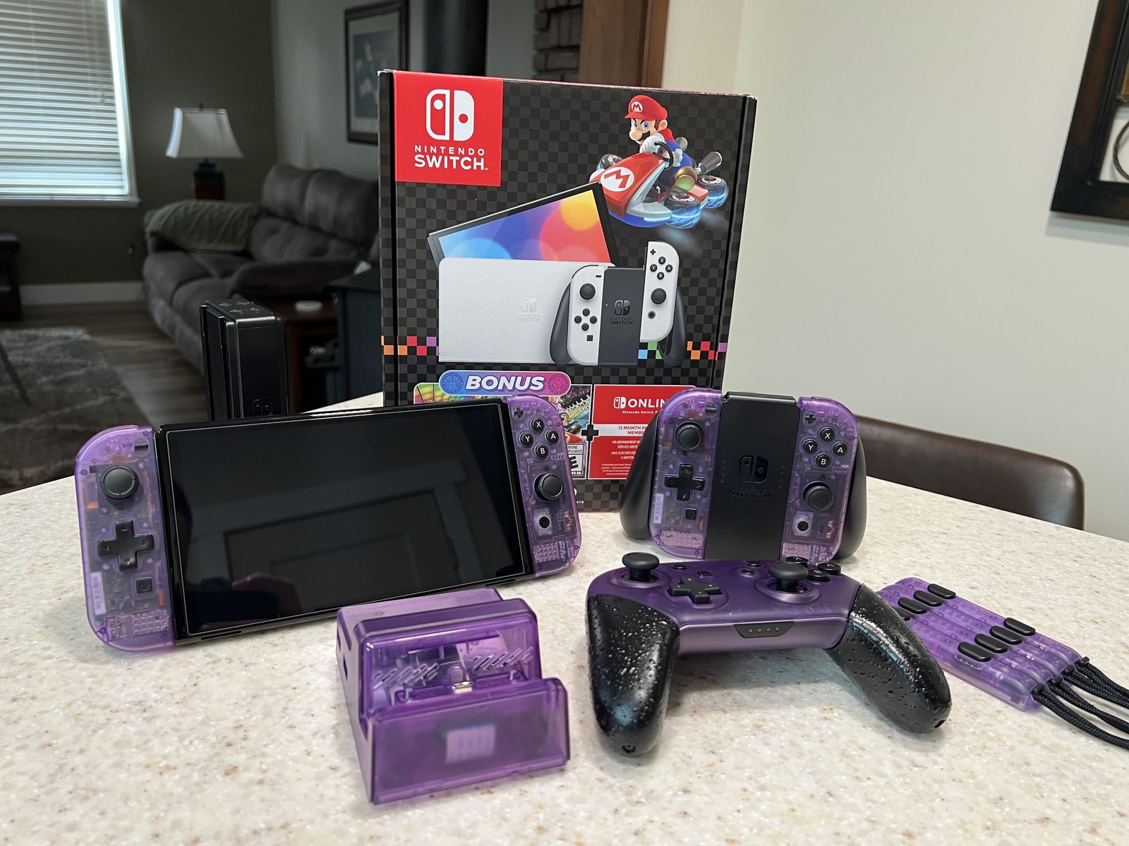 Nintendo Switch OLED (modded) extremerate shell swapped