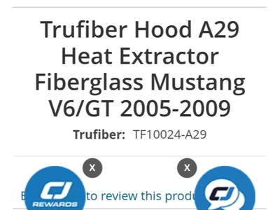 Mustang trufiber hood